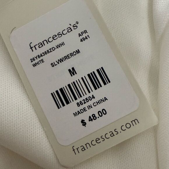 Mi Ami Francesca’s Carolina Linen Romper Sz Medium NWT - Picture 13 of 14